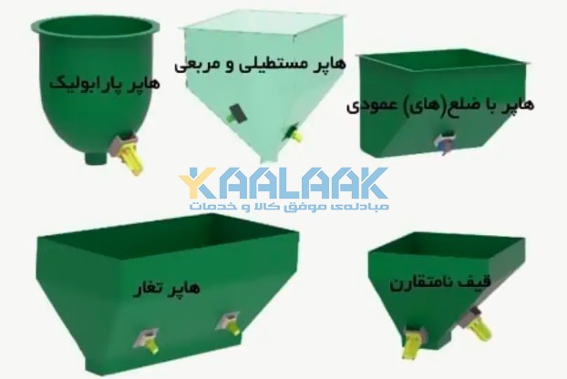 انواع قیف صنعتی